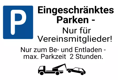 Parken verboten SchildParken - Verkehr Eingeschränktes Parken Bild