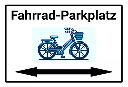 Parken verboten SchildParken - Verkehr Fahrrad-Parkplatz Bild